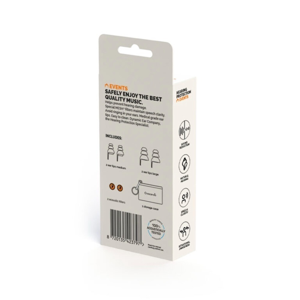Crescendo Events 音樂會 / 活動專用 高保真隔音降噪耳塞 (荷蘭製)-細節圖5