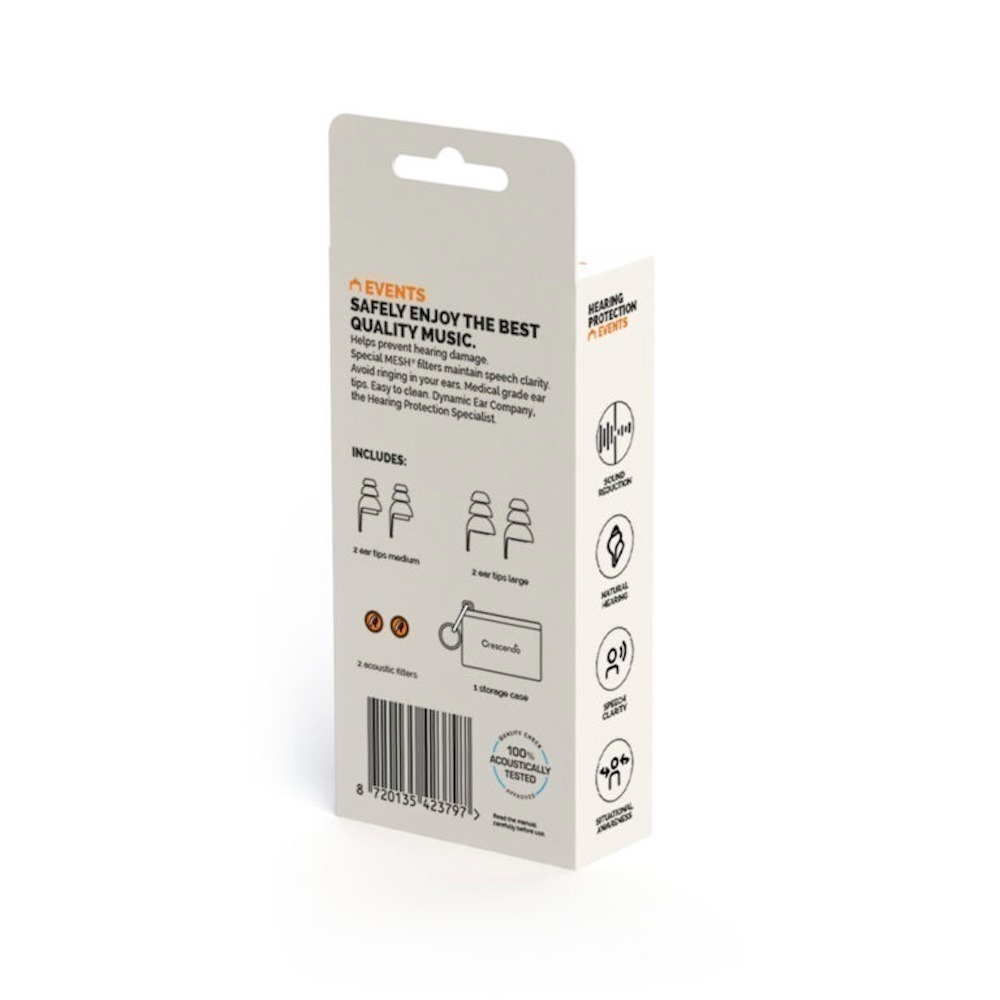 Crescendo Events 音樂會 / 活動專用 高保真隔音降噪耳塞 (荷蘭製)-細節圖5