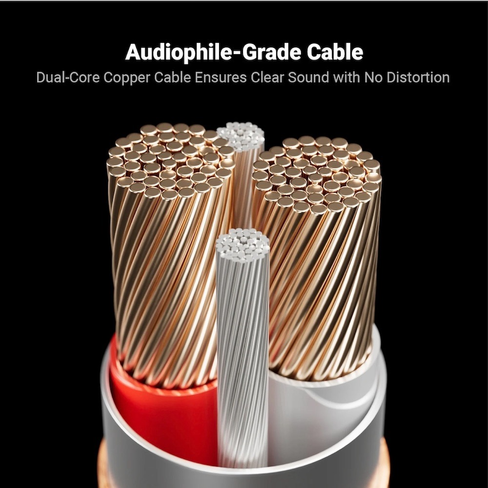 Fosi Audio 原廠 Y 型線 立體聲 3.5mm - 2 RCA 1.2m-細節圖3