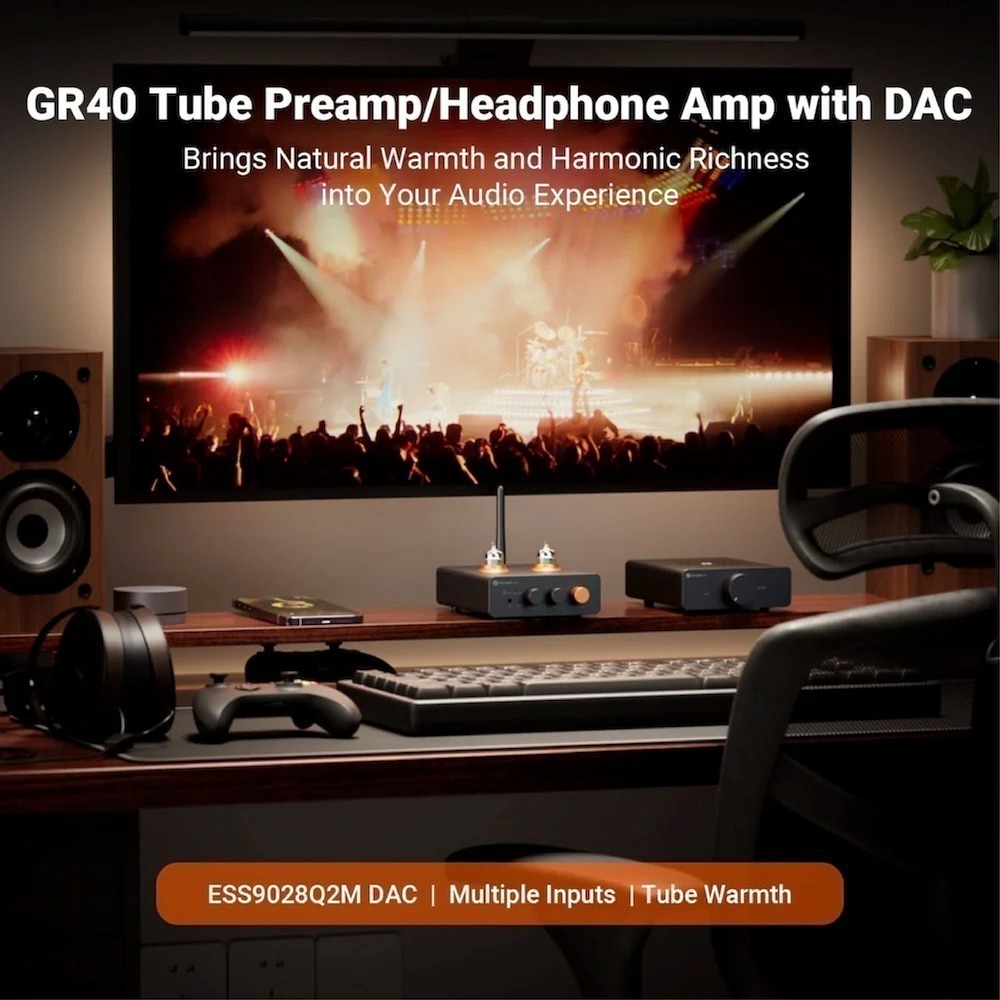 Fosi Audio GR40 真空管 DAC / 耳機擴大機-細節圖2