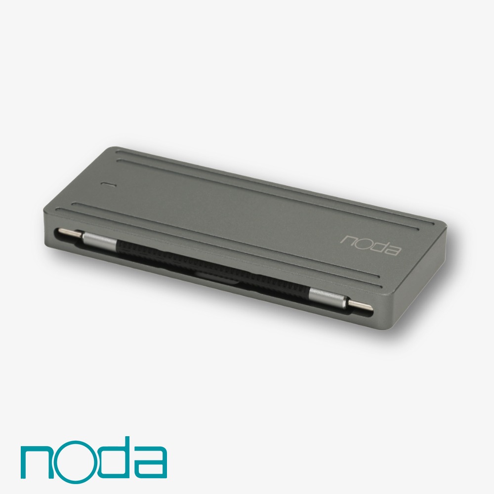 noda R9 Plus 雙協議 NVMe/SATA SSD 外接盒 藏線款-細節圖2