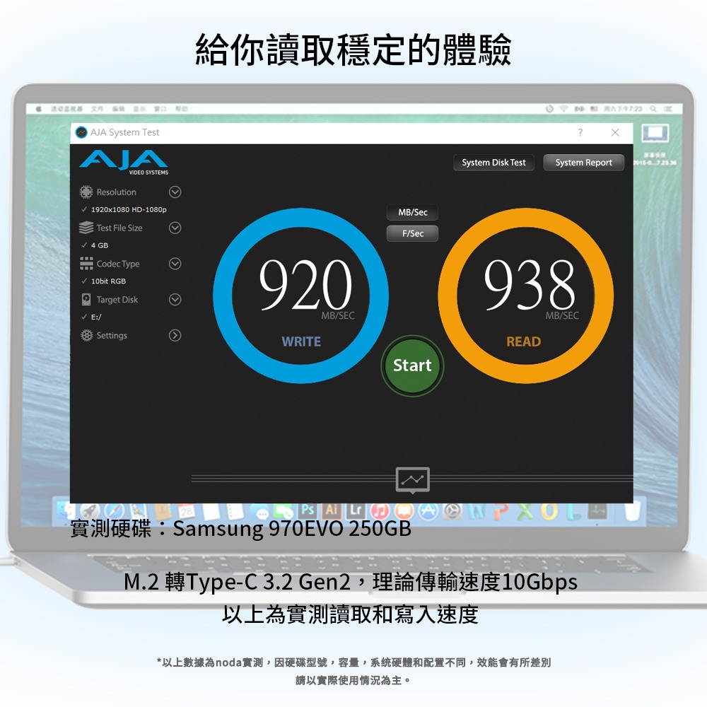 noda R9 雙協議 NVMe/SATA SSD 外接盒 磁吸後蓋款-細節圖3