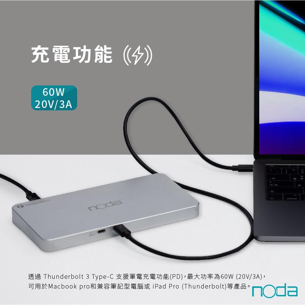 noda Halo Thunderbolt 3 Dock 雙向 40Gbps 閃電傳輸-細節圖8