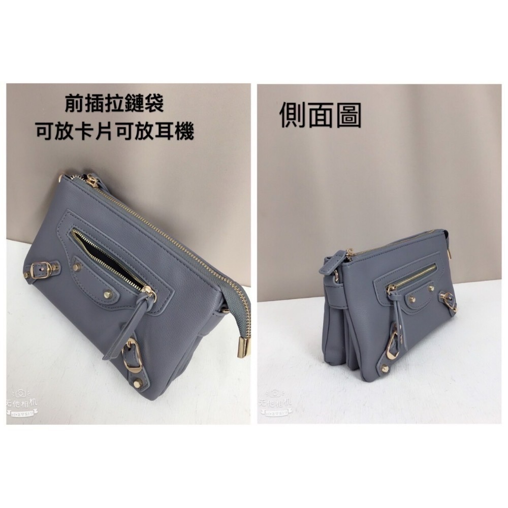 （現貨6色）🎀韓版5層機車包大容量側背包🎀側背包、肩背包、小方包、多層包、手機包、長夾、水桶包-細節圖2