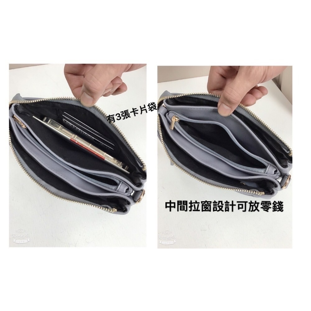 （現貨6色）🎀韓版5層機車包大容量側背包🎀側背包、肩背包、小方包、多層包、手機包、長夾、水桶包-細節圖5