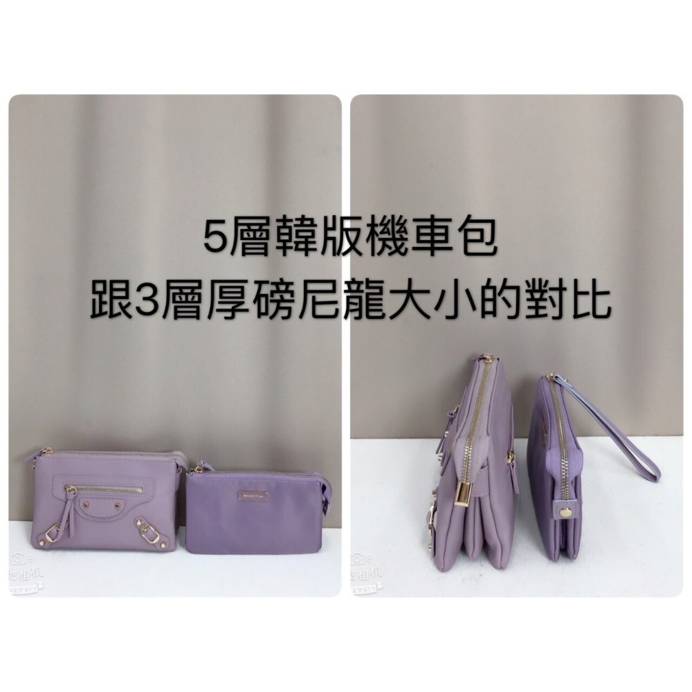 （現貨6色）🎀韓版5層機車包大容量側背包🎀側背包、肩背包、小方包、多層包、手機包、長夾、水桶包-細節圖7