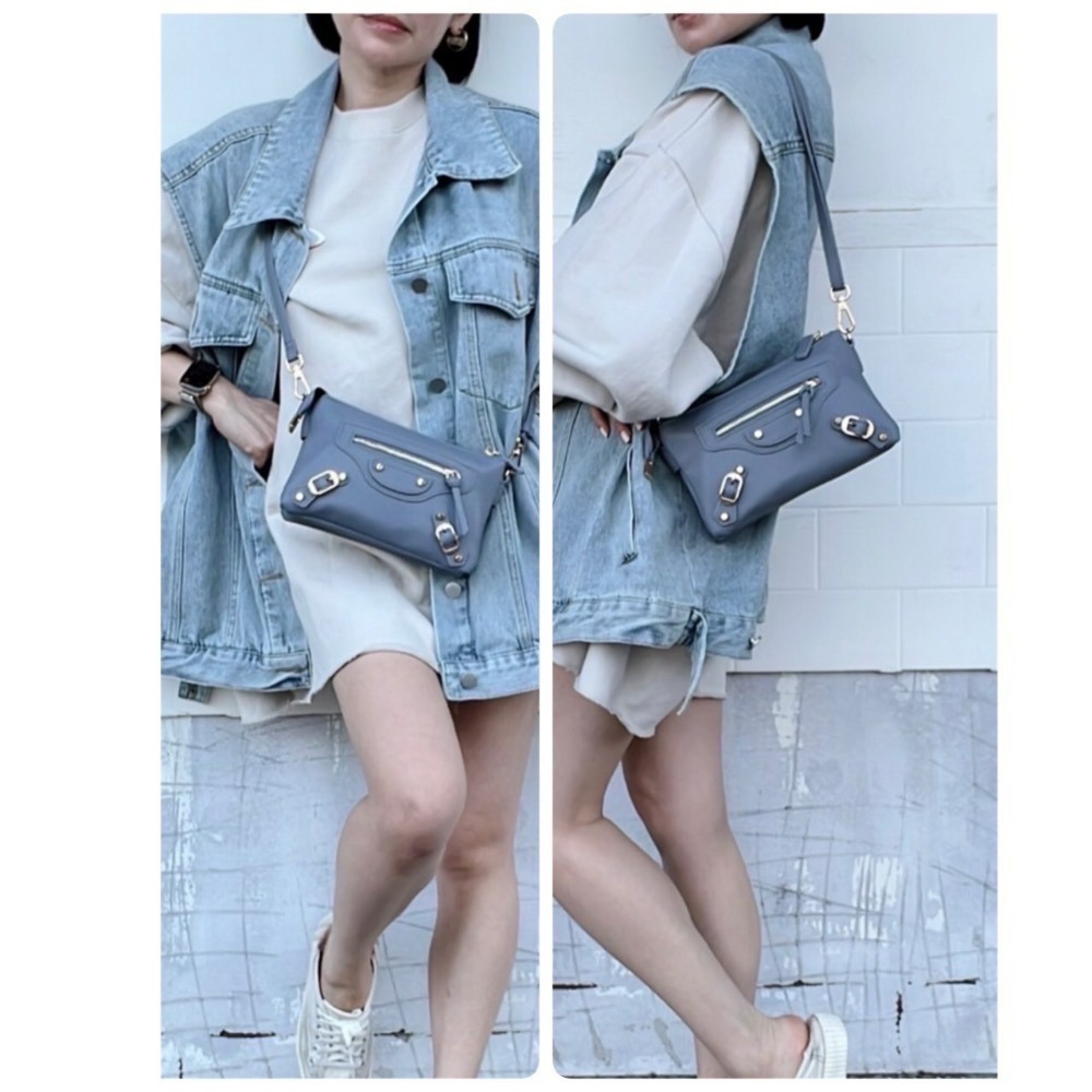 （現貨6色）🎀韓版5層機車包大容量側背包🎀側背包、肩背包、小方包、多層包、手機包、長夾、水桶包-細節圖9