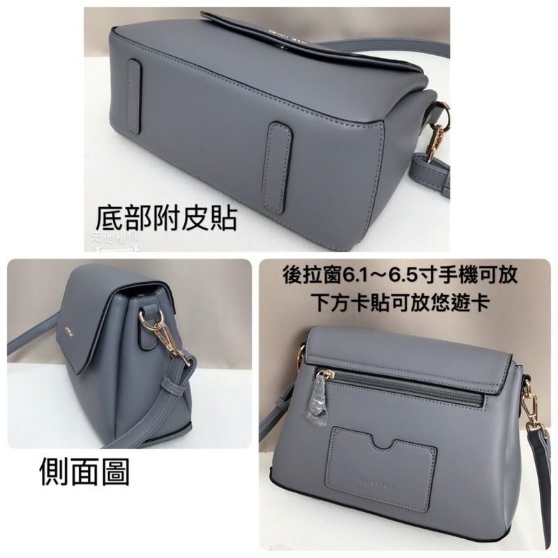 ￼（現貨6色）🎀SHINYTON 仿牛皮紋三層加大版側背包🎀三層包、側背包、肩背包、大方包、水桶包、托特包-細節圖3
