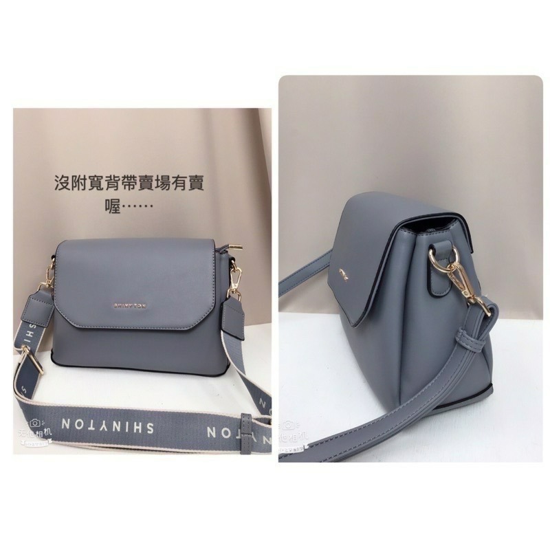 ￼（現貨6色）🎀SHINYTON 仿牛皮紋三層加大版側背包🎀三層包、側背包、肩背包、大方包、水桶包、托特包-細節圖6