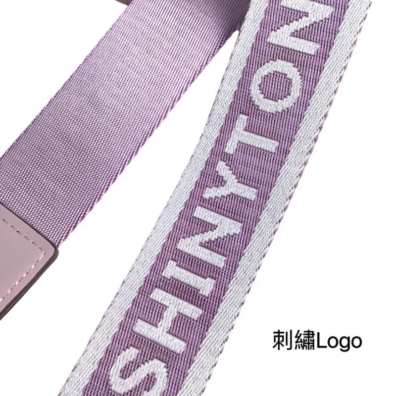 ￼（現貨6色）🎀SHINYTON 馬卡龍刺繡寬背帶附零錢包🎀寬背帶、背帶、零錢包、斜背帶、肩背帶、包包配件-細節圖4