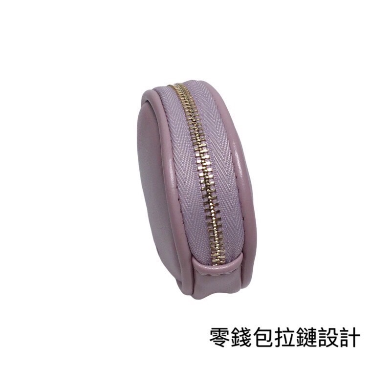 ￼（現貨6色）🎀SHINYTON 馬卡龍刺繡寬背帶附零錢包🎀寬背帶、背帶、零錢包、斜背帶、肩背帶、包包配件-細節圖6