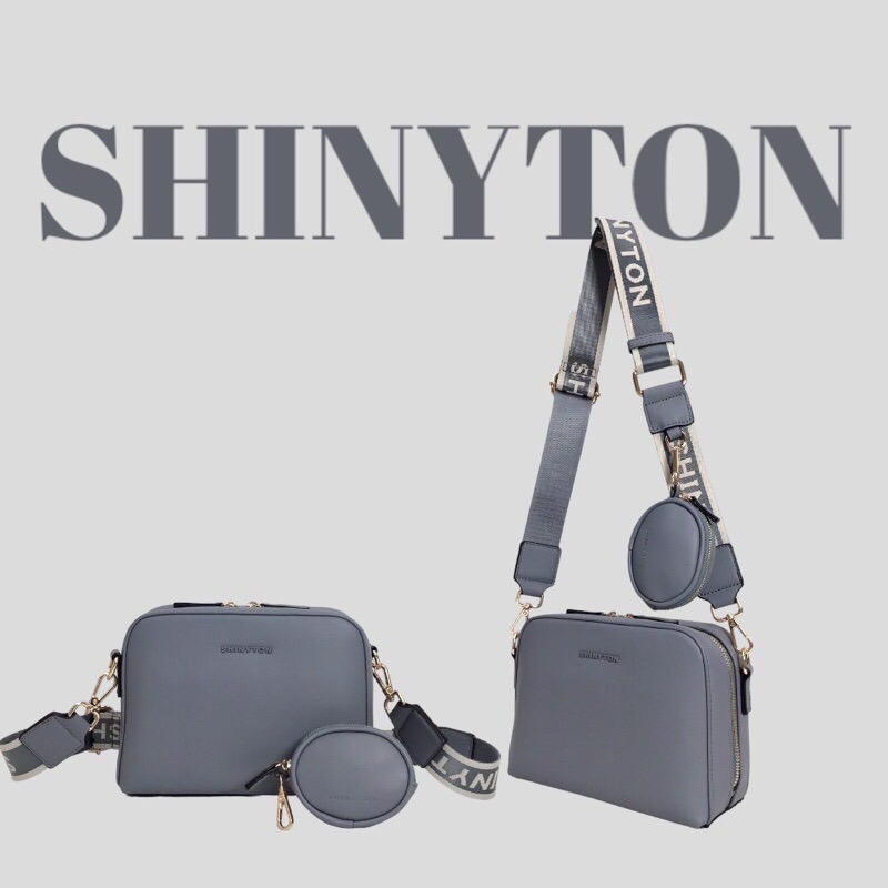 ￼（現貨9色）🎀SHINYTON 馬卡龍相機包（附零錢包）🎀全台現貨最多📣📣📣小方包、側背包、-細節圖2