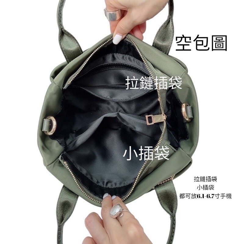 （現貨8色）🎀SHINYTON 厚磅尼龍船型小可愛🎀全台現貨最多📣📣📣手提包、側背包、多層包、托特包、肩背包、-細節圖5