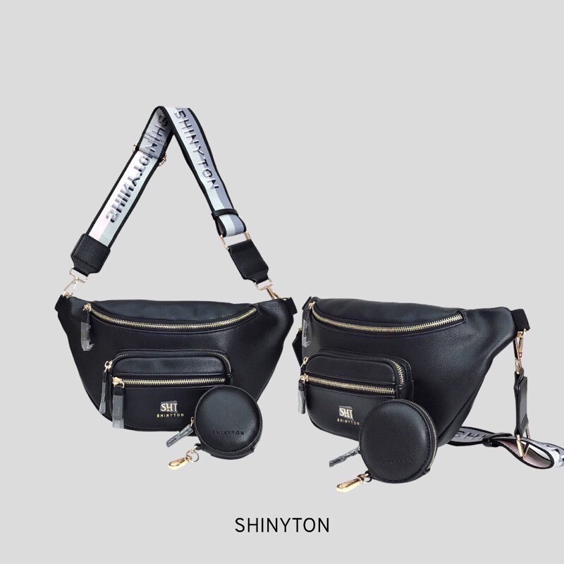 ￼（現貨3色）🎀SHINYTON 動感織帶大容量胸包🎀胸包、側背包、肩背包、大容量胸包-細節圖4