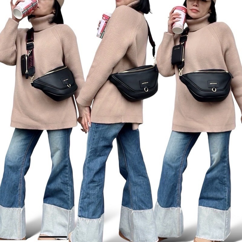 ￼（現貨4色）🎀SHINYTON 最in胸包（附零錢包）🎀全台現貨最多📣📣📣側背包、肩背包、胸包、腰包、胸前-細節圖8