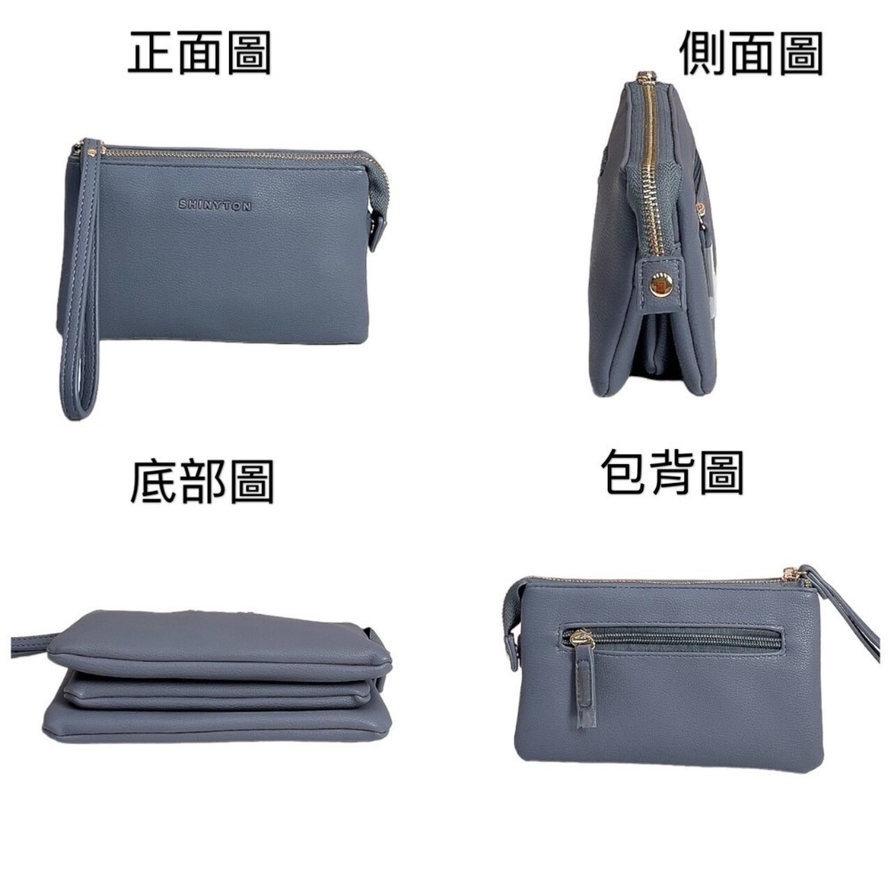 ￼（現貨9色）🎀SHINYTON 5層字母小包🎀多層包、手拿包、卡片包、長夾、零錢包-細節圖2