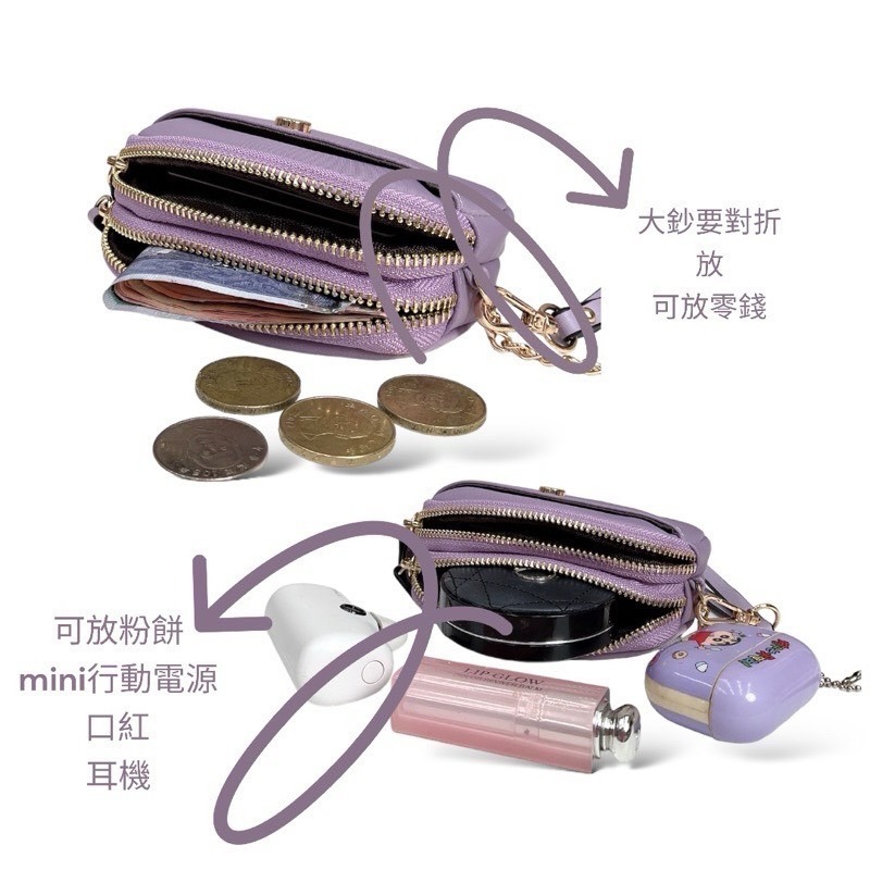 ￼（現貨10色）🎀SHINYTON 厚磅尼龍金釦雙層小包🎀-細節圖4