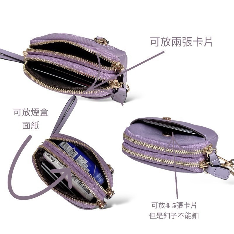 ￼（現貨10色）🎀SHINYTON 厚磅尼龍金釦雙層小包🎀-細節圖5