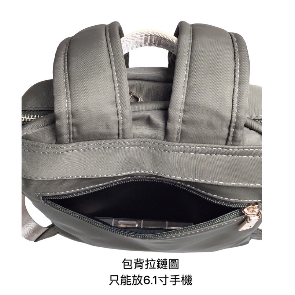 ￼現貨（4色）🎀SHINYTON 厚磅尼龍三層後背包🎀後背包、肩背包、側背包、斜背包、三層包、雙肩後背包-細節圖5