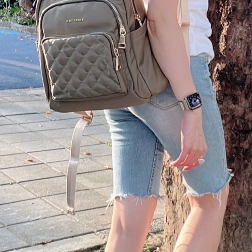 ￼現貨（4色）🎀SHINYTON 厚磅尼龍三層後背包🎀後背包、肩背包、側背包、斜背包、三層包、雙肩後背包-細節圖7