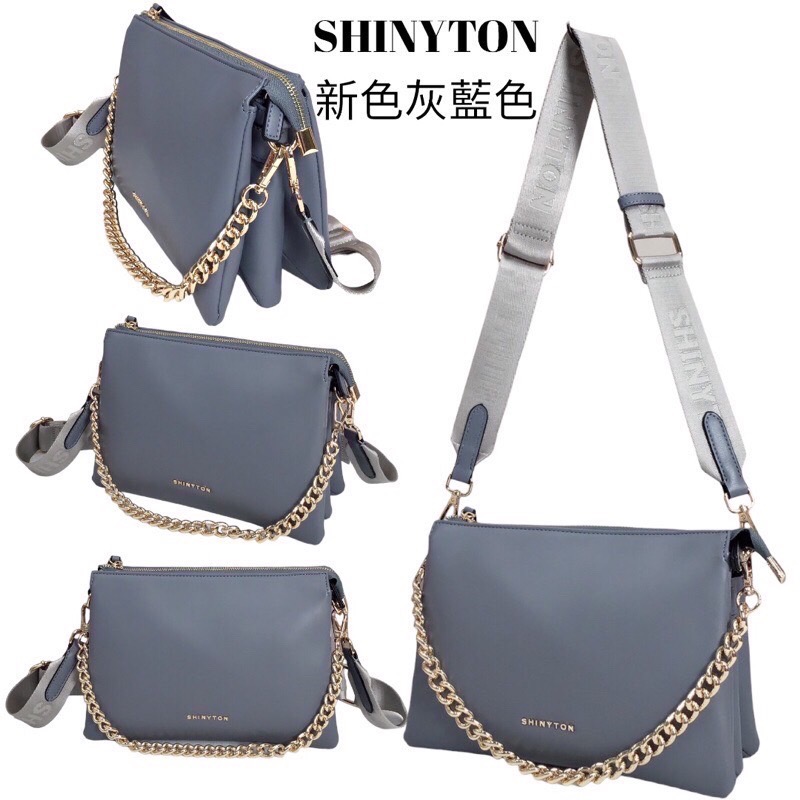 ￼(現貨5色）🎀SHINYTON 戀鏈三層包🎀相機包、側背包、鏈條包、多層包、肩背包、手提包、方包-細節圖2