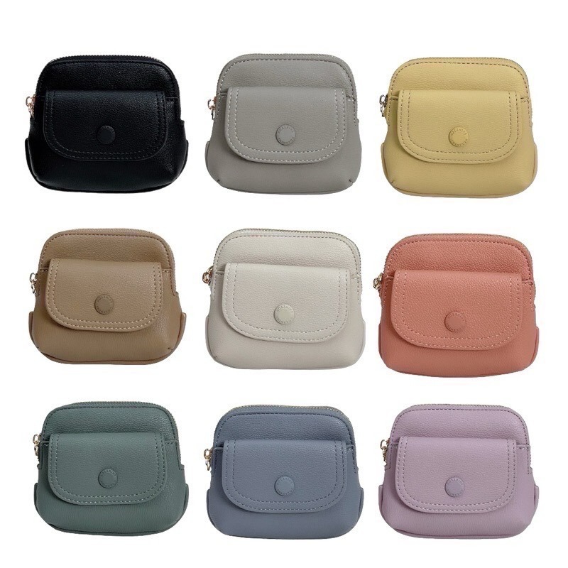 ￼（現貨10色）🎀SHINYTON繽紛甜心可手提零錢包🎀手提包、卡片包、零錢包、短夾、大容量零錢包、拉鏈零錢包-細節圖6