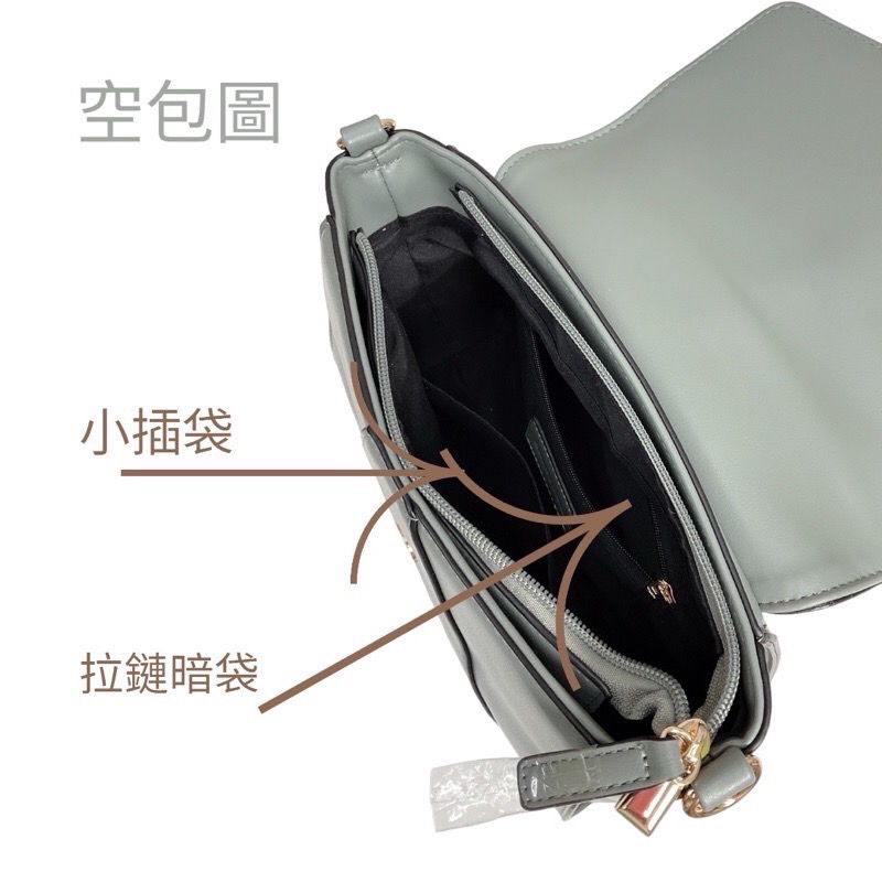 ￼（現貨6色）🎀SHINYTON 赫拉三層方包側背包🎀側背包、手提包、肩背包、三層包、托特包、水桶包、方包-細節圖5