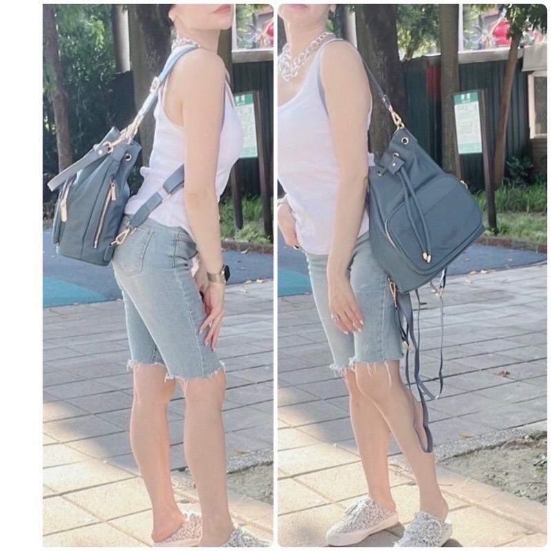 ￼（現貨7色）🎀SHINYTON 口袋三用水桶包🎀📣全台現貨最多快速出貨📣、-細節圖4