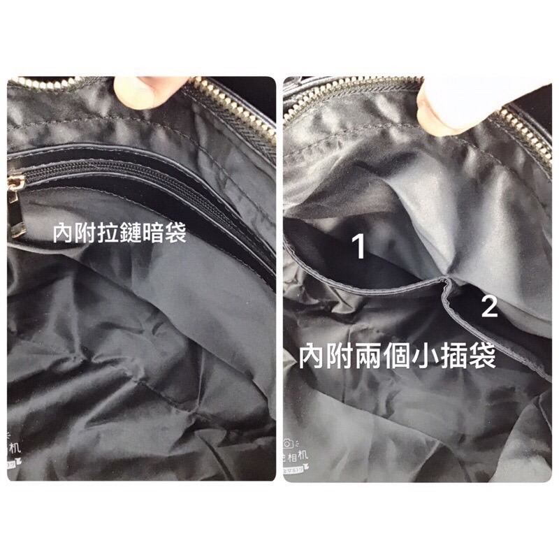 ￼（現貨3色）🎀韓版厚磅尼龍三層大托特包🎀全台現貨最多📣📣📣-細節圖5