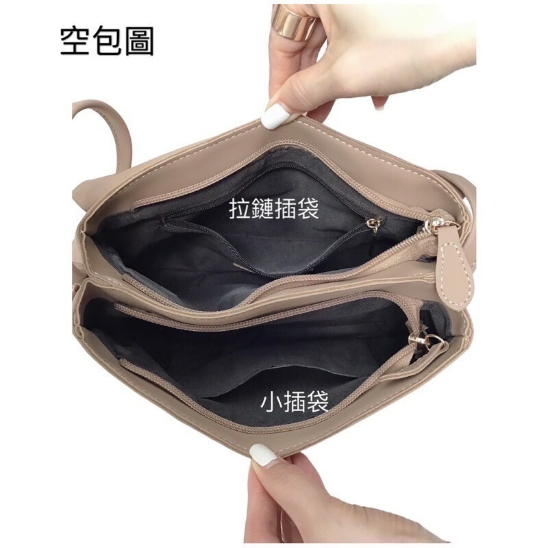 ￼（現貨8色）🎀SHINYTON 巧克力豆豆包🎀側背包、肩背包、小方包、多層包、手提包、兩用包、-細節圖5