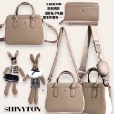 ￼現貨（6色）🎀SHINYTON 4層大容量小托特包🎀側背包、斜背包、肩背包、手提包、托特包、水桶包、多層包、方包-規格圖9