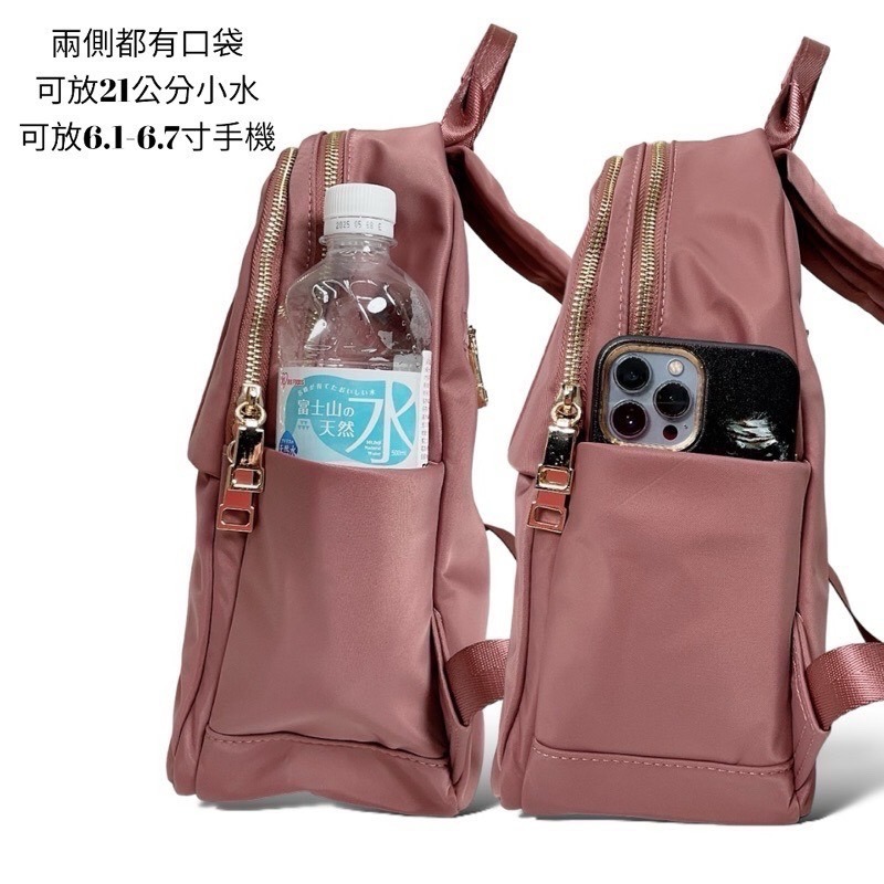 ￼現貨（4色）🎀SHINYTON厚磅尼龍雙層減壓後背包🎀後背包、肩背包、雙肩後背包、減壓後背包、多層包-細節圖4