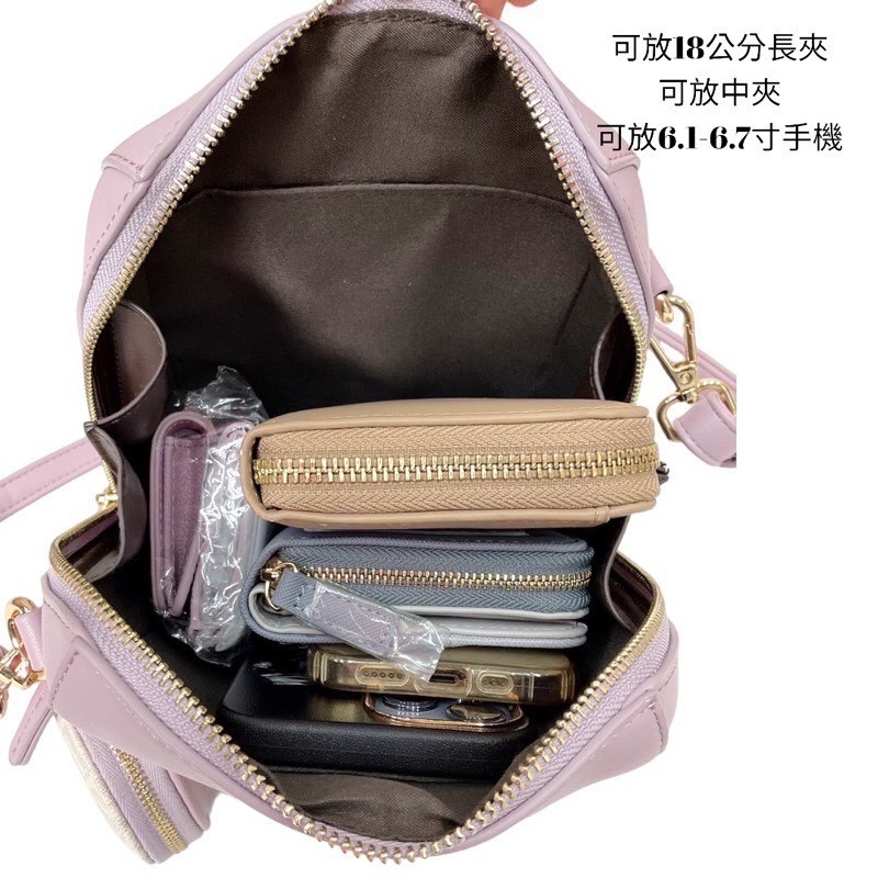 ￼現貨（5色）🎀SHINYTON 仿牛皮紋直型相機包🎀側背包、斜背包、小方包、肩背包、附零錢包-細節圖5