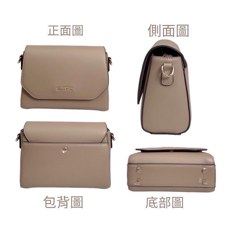 ￼（現貨8色）🎀SHINYTON仿牛皮紋小方包🎀側背包、肩背包、小方包、（附寬背帶）、斜背包-細節圖6