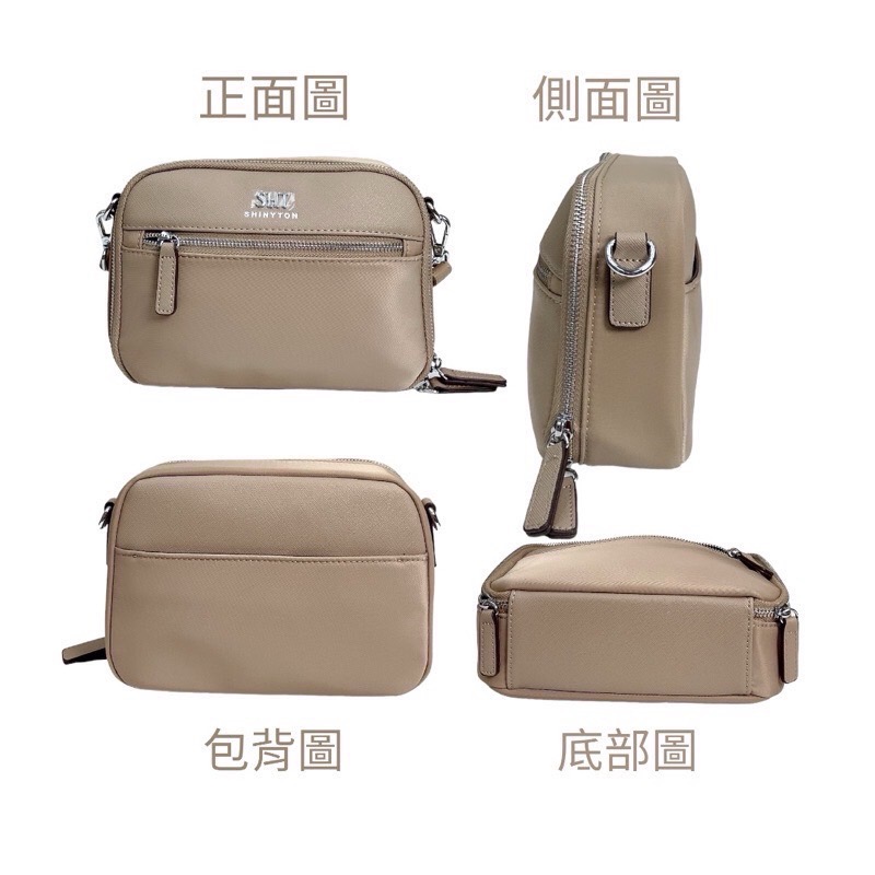 ￼現貨（5色）🎀SHINYTON厚磅尼龍相機包小方包🎀側背包、斜背包、小方包、肩背包、多層包-細節圖3