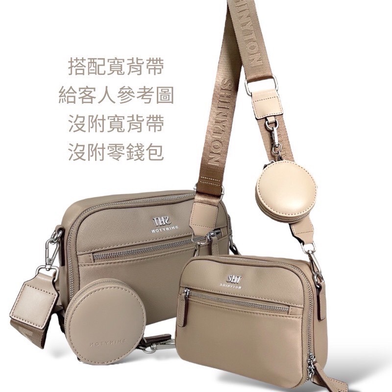 ￼現貨（5色）🎀SHINYTON厚磅尼龍相機包小方包🎀側背包、斜背包、小方包、肩背包、多層包-細節圖9