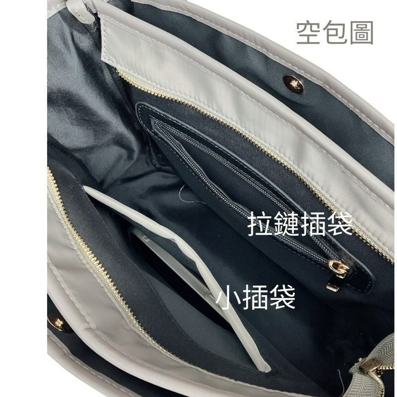 ￼現貨（4色）🎀SHINYTON厚磅尼龍中型5層大方包🎀側背包、肩背包、斜背包、多層包、大方包、托特包-細節圖6