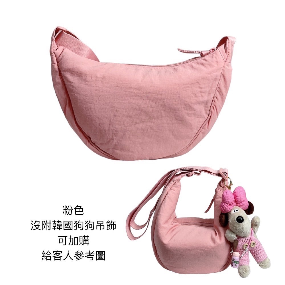 現貨（7色）🎀日系軟軟水洗尼龍水餃包🎀肩背包、側背包、斜背包、小方包、水餃包、水洗尼龍包-規格圖8