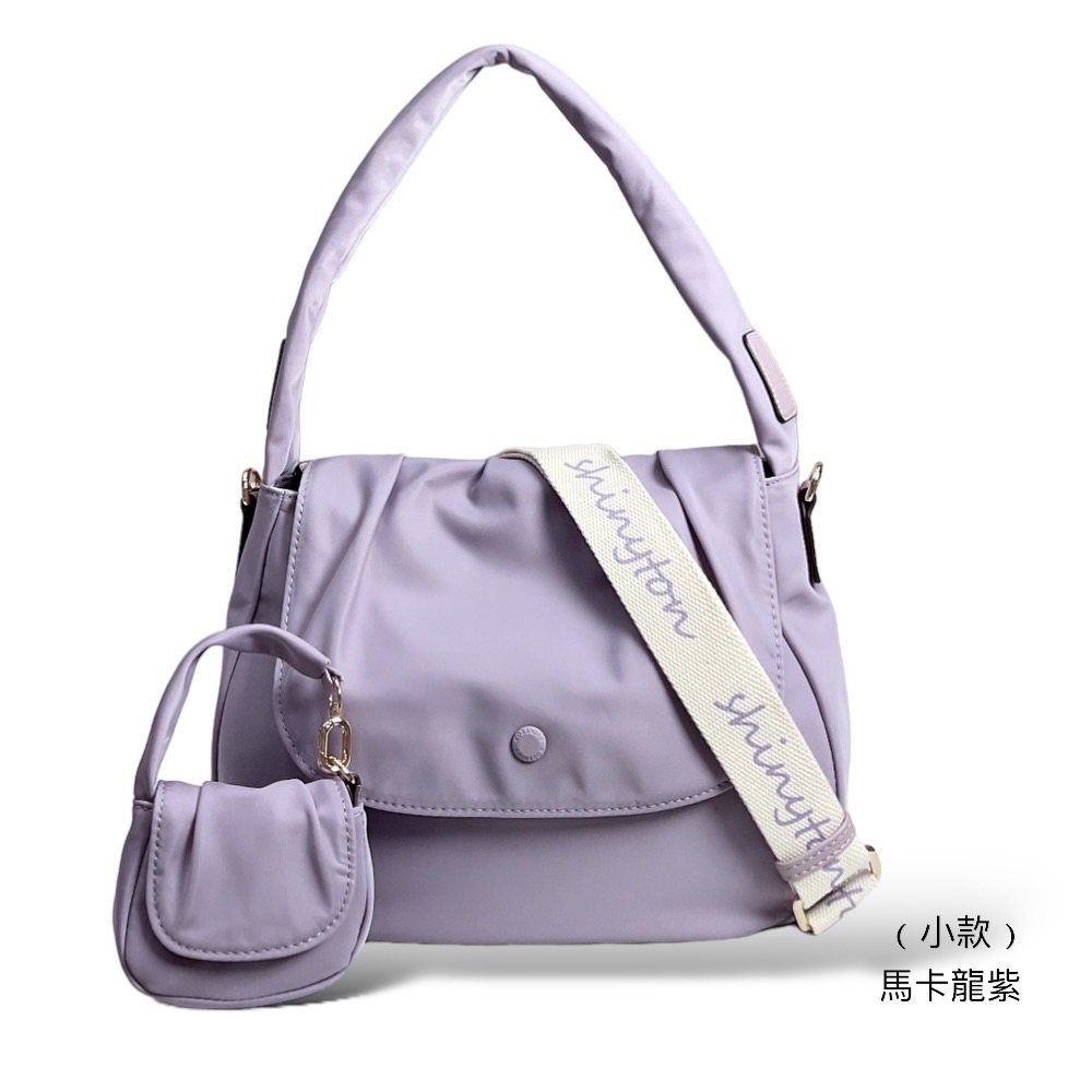 🎀SHINYTON 厚磅尼龍雲朵泡泡包附零錢包附寬背帶🎀-規格圖8