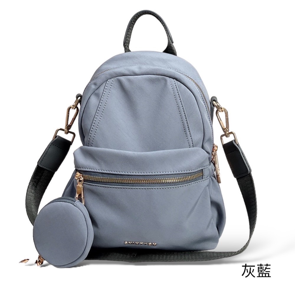 現貨（5色）🎀SHINYTON 水洗厚磅尼龍3way後背包🎀肩背包、側背包、斜背包、3用後背包、附零錢包、中小型後背包-規格圖10