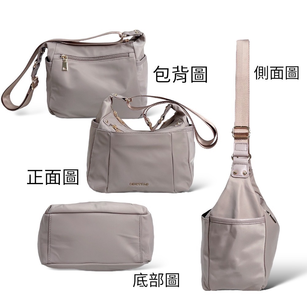 ￼現貨（4色）🎀SHINYTON 厚磅尼龍四層斜背包🎀肩背包、側背包、斜背包、方包、多層包、出國包-細節圖3