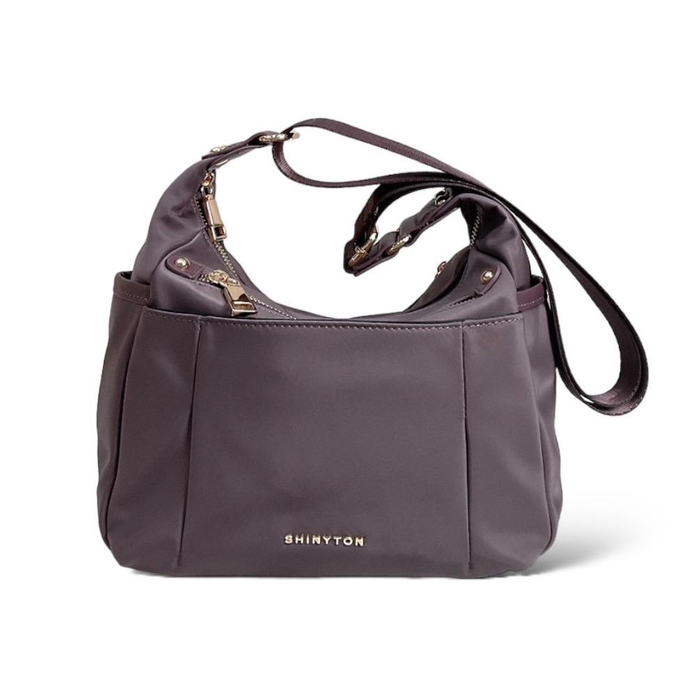 ￼現貨（4色）🎀SHINYTON 厚磅尼龍四層斜背包🎀肩背包、側背包、斜背包、方包、多層包、出國包-規格圖7