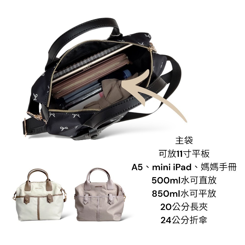 現貨（5色）🎀SHINYTON 蘋果厚磅尼龍托特包🎀肩背包、手提包、側背包、斜背包、托特包、多口袋包-細節圖4