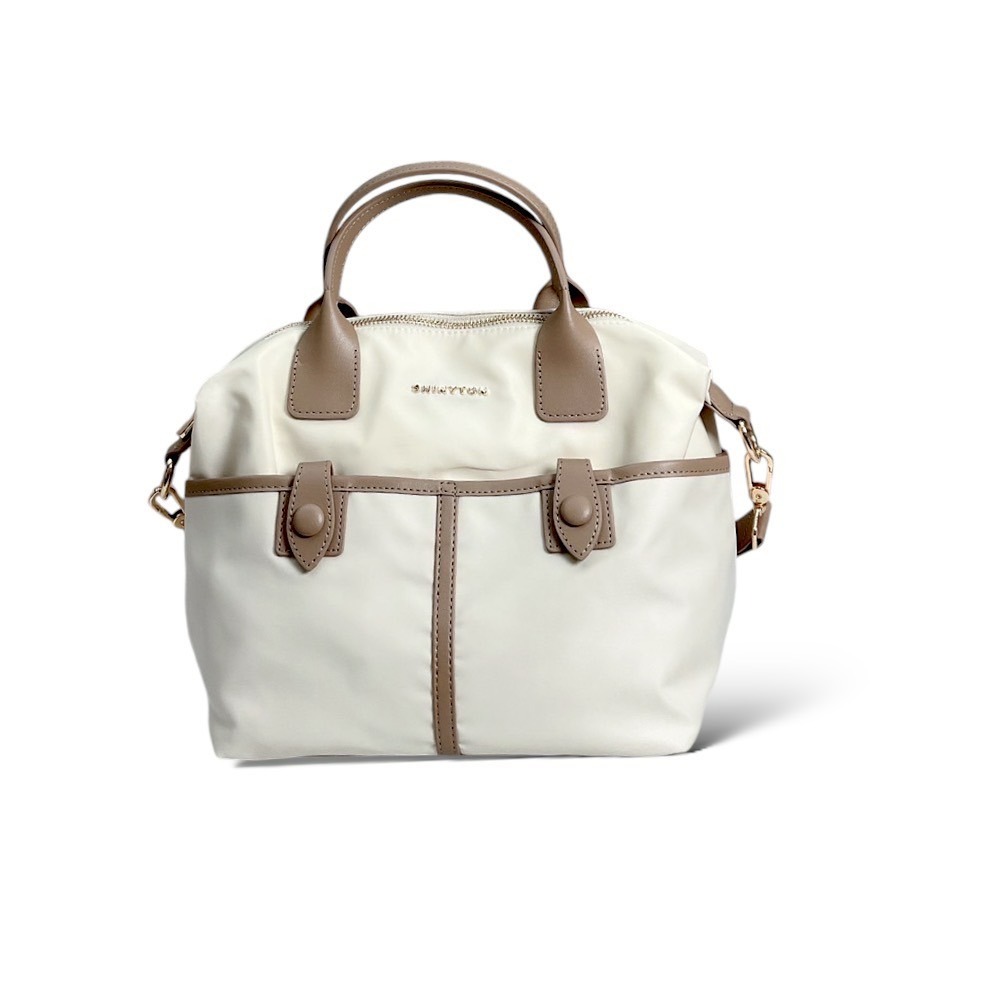 現貨（5色）🎀SHINYTON 蘋果厚磅尼龍托特包🎀肩背包、手提包、側背包、斜背包、托特包、多口袋包-規格圖7