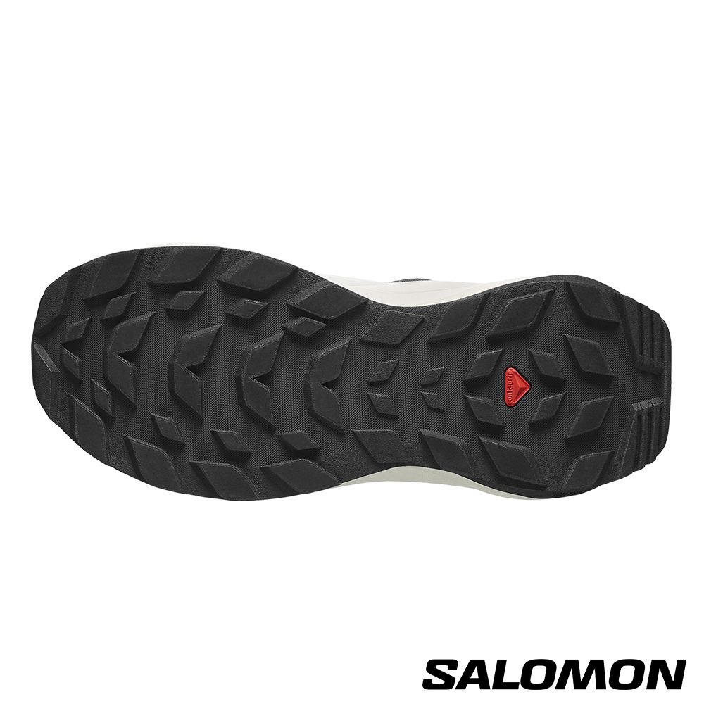 Salomon 女 ELIXIR Goretex 低筒登山鞋 香草白/幻灰/金屬灰 #47296700-細節圖5