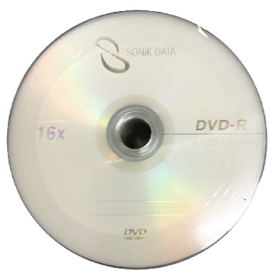 【台灣製造】50片~300片-外銷品牌 SONiKDATA LOGO DVD-R 16X/4.7GB空白燒錄光碟片-細節圖3