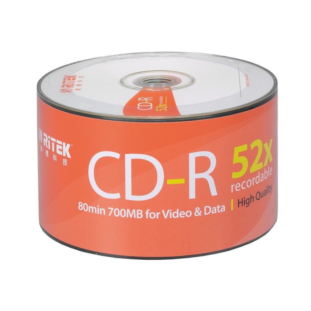 【台灣錸德製造】錸德RITEK CD-R（簡約版） 700MB/80MIN 空白光碟片/燒錄片-細節圖3