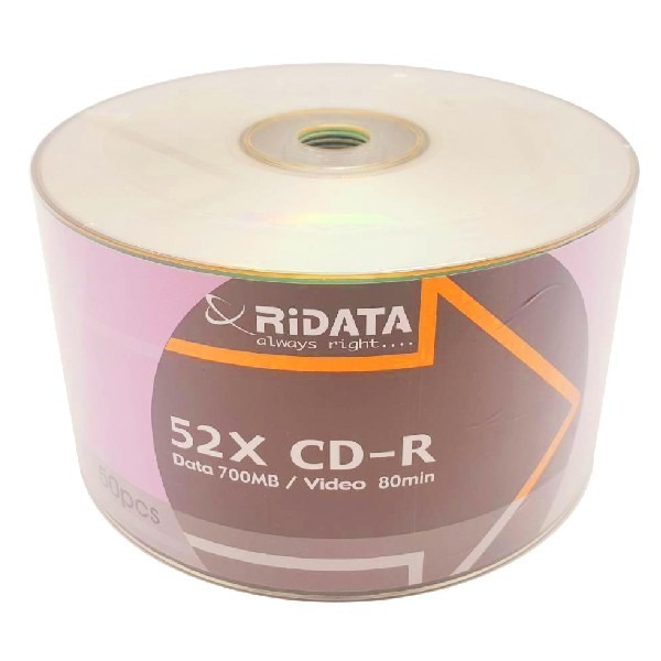 【破盤出清 】 台灣錸德原廠RiDATA CD-R 52X 700MB 空白光碟燒錄片-規格圖6
