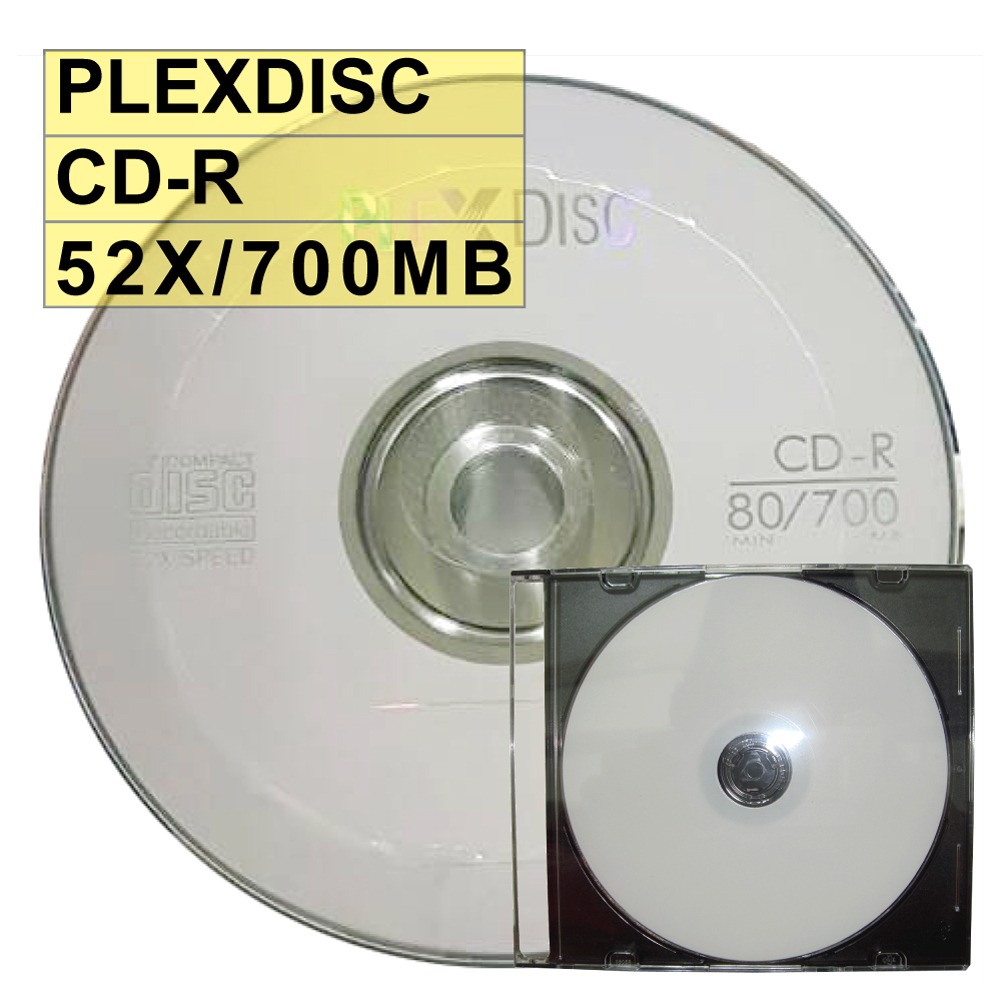 【台灣製造】 A級PLEXDISC LOGO CD-R 52X 700MB空白光碟片/燒錄片-規格圖6