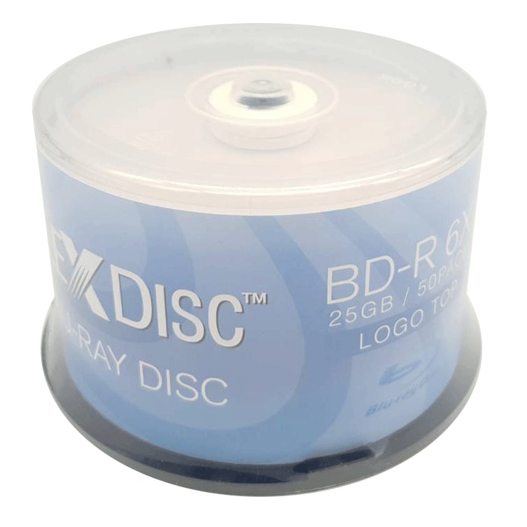 【台灣製造】PLEXDISC LOGO BD-R 6X 25GB 130MIN空白藍光燒錄片-細節圖2